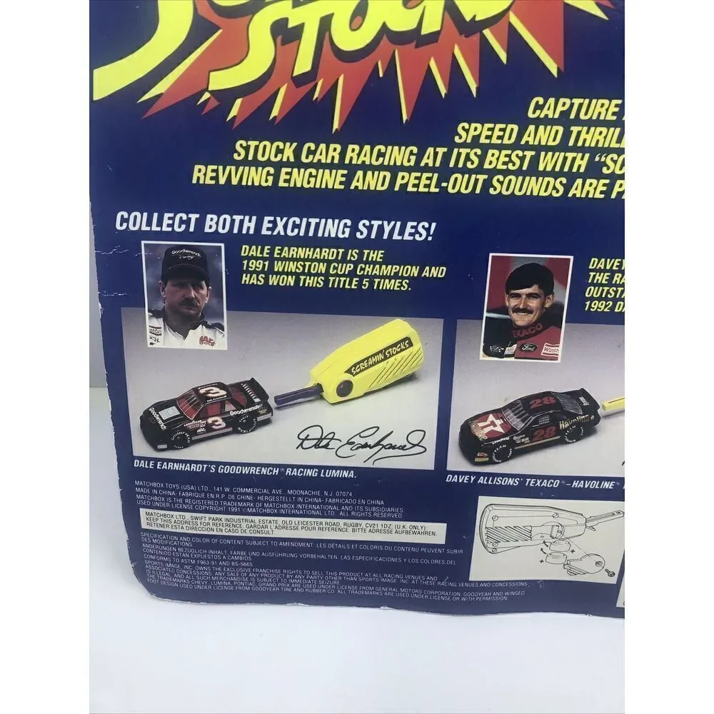 Matchbox Screaming Stocks Dale Earnhardt 5 time National Champion